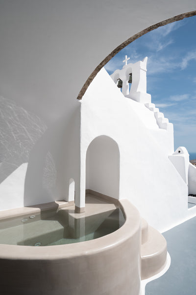 Experience the real side of Santorini by staying in this newly renovated unique  Neo Psychiko, Greece Traditional Cave Suite with Jacuzzi and Sea View Dome vacation rental 32277862