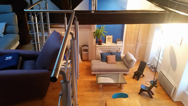 L'appartement est situé en plein coeur de la presqu'île de Lyon, à 2 min à pied   Duplex atypique proche Bellecour et métro Entire loft vacation rental 22392732