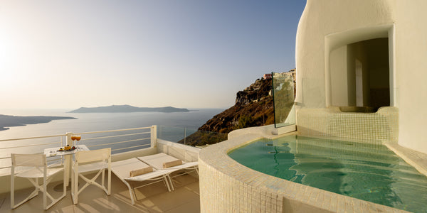 Welcome to our sumptuous, split-level suites, consisting of two cozy bedrooms wi Thera, Greece Nefeles Grand Suite Room in boutique hotel vacation rental 42926138