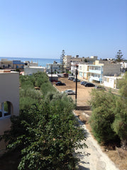 New apartment in the center of Makrigialos. View of the sea from the balcony. Th  Sea view in Makrigialos Entire rental unit vacation rental 24451233