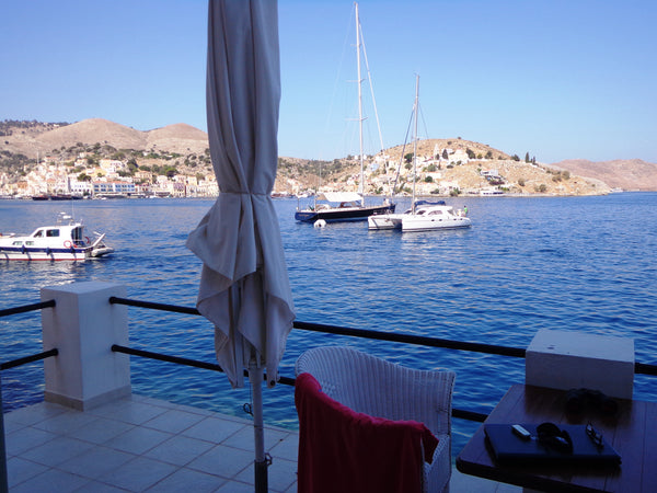 Located in Sými Danezis Sea Stars Villas features a sun terrace and views of the Greece Villa  St. Irene - Pitini . Symi Entire villa vacation rental 21670159