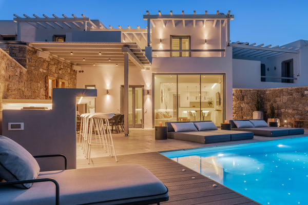 Located in one of the islands' most private areas, yet very close to the vivid M Greece New Luxury Villa TerraMar by Alpha Omega Mykonos Entire villa vacation rental 44169549