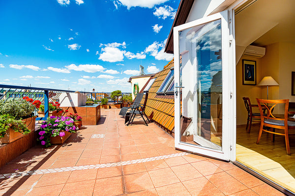 partment is settled in moast prestigious Prague area Vinohrady on the edge of ci Prague, Czechia Roof Garden Apartment with terrace Entire rental unit vacation rental 1916786
