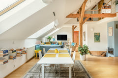 Pluck a book from the extensive collection and curl up under a skylight with a c Prague, Czechia Walk to Charles Bridge from a Light-filled Loft Entire loft vacation rental 5074148