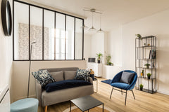 Apartment with lots of character renovated and decorated by a prestigious archit Lyon, France Dify Victoire - Berges du Rhône Entire rental unit vacation rental 49316682