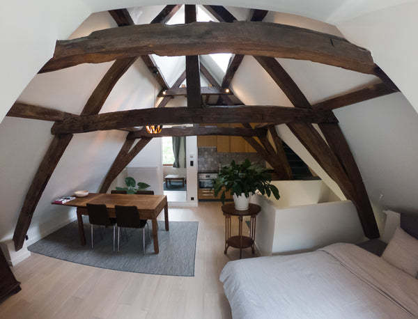 Newly renovated with all modern comfort at just 2 min walking from the castle Gr Ghent, Belgium Your own 18th century attic in the center of Ghent Entire rental unit vacation rental 36126903
