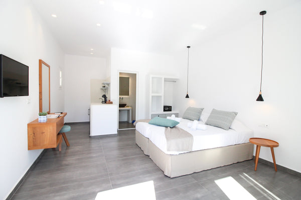 New in 2019, modern, light design, bohemian, stylish furnishings, exuberant beds Mikonos, Greece Abelos Mykonos NEW Boutique Room Room in boutique hotel vacation rental 31638819