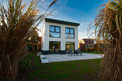 The house (in total app. 130m2) is located in an allotment garden quite close to Vienna, Austria Vacation Home in Prater | Central, Garden & Sauna Entire home vacation rental 44547997