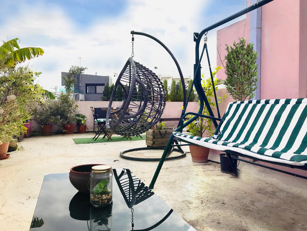 Sunbathe and relax in your private terace overviewing Athens with a glimpse of A Athens, Greece Αthens Center Private View Terace steps from metro Entire rental unit vacation rental 31977943