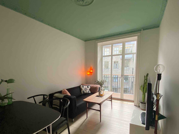 Enjoy a stylish experience at this centrally-located place. High ceiling traditi Copenhagen, Denmark Colourful Danish design central home with balcony Entire condo vacation rental 572934510430455045