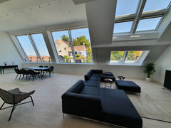 Dachgeschoss in zentraler Lage mit einzigartigem Blick direkt auf das Hundertwas Vienna, Austria 180m2 luxury rooftop in front of Hundertwasserhaus Entire condo vacation rental 50714968