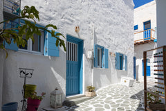 The 40 m2 recently renovated flat is on the ground floor of a traditional Kimoli Pireas, Greece Kimolian cosy home by camara Entire condo vacation rental 41185857