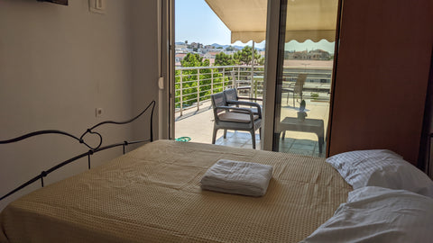 Apartment of 20 square meters, located just 400m from sandy beaches and also les Chania, Greece Balcony View Near Big Park and Beach - 2min Walk Entire rental unit vacation rental 679641359035573729