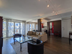 Hello and welcome to my ad!<br /><br />90 sqm (968 Sq ft) modern apartment locat Paris, France Cozy and stylish 87 Sqm (936 Sq ft) apartment Entire rental unit vacation rental 23698528