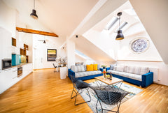 Beautiful apartment situated nearby Central train station and great Wenceslas sq Prague, Czechia 5BR+3.5BATH+A/C Luxurious CENTRAL Wilson Penthouse Entire loft vacation rental 36836610