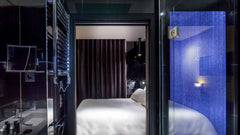 Immerse yourself in the chic and retro world of Olivier Lapidus, and enjoy a pri  Retro & Chic room with terrasse near Trocadero Room in boutique hotel vacation rental 28422034