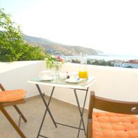 Our cozy studio is located in the traditional residential area of Chora Andros,  Greece Apartment in the centre of Chora with seaview Entire rental unit vacation rental 3217715