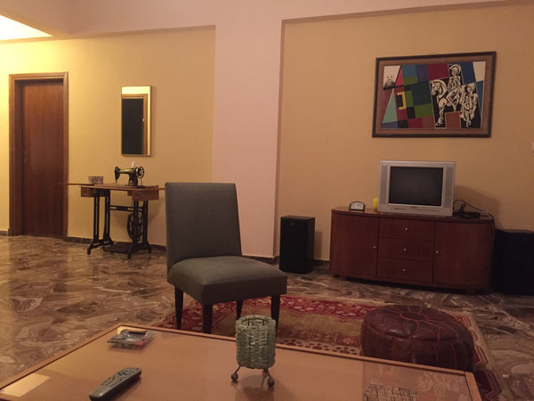 Dual aspect and very spacious apartment it includes an entrance living room with Athens, Attica, Greece Retro apt 100m2 10min away Syntagma Entire rental unit vacation rental 11228923