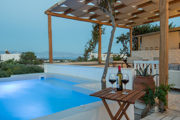 Just a short walk to the island’s best family beach, this is a Greek island holi Athens, Greece Heavenly Villa with Sea & Island Views Cycladic home vacation rental 18408429