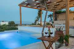 Just a short walk to the island’s best family beach, this is a Greek island holi Athens, Greece Heavenly Villa with Sea & Island Views Cycladic home vacation rental 18408429