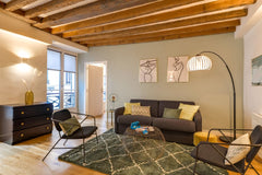 With wooden floors and soaring ceilings, our local interior designer has created Paris, France Sweet Inn | Charming Apt. near the Tuileries Garden Entire rental unit vacation rental 22541217