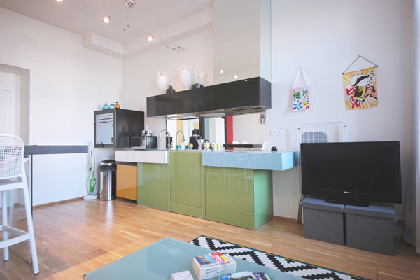 The apartment is located in a beautifully renovated apartment building with an o Prague, Czechia COSY & COLORFUL MODERN APARTMENT / ZIZKOV TV TOWER Entire rental unit vacation rental 47716561