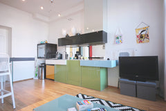 The apartment is located in a beautifully renovated apartment building with an o Prague, Czechia COSY & COLORFUL MODERN APARTMENT / ZIZKOV TV TOWER Entire rental unit vacation rental 47716561