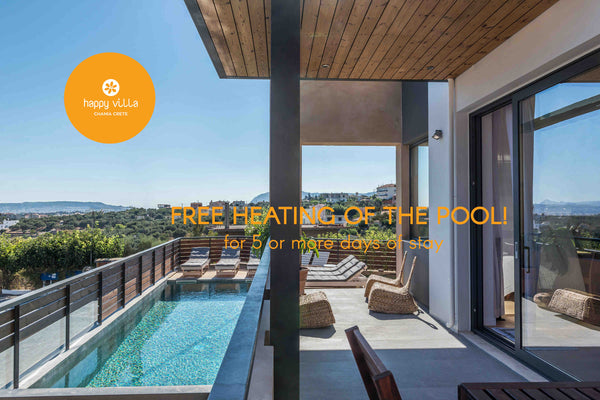 Happy villa is a new, sophisticated design villa perfect for families or a group Chania, Greece happy villa (Now with heated pool!) Entire villa vacation rental 14989755