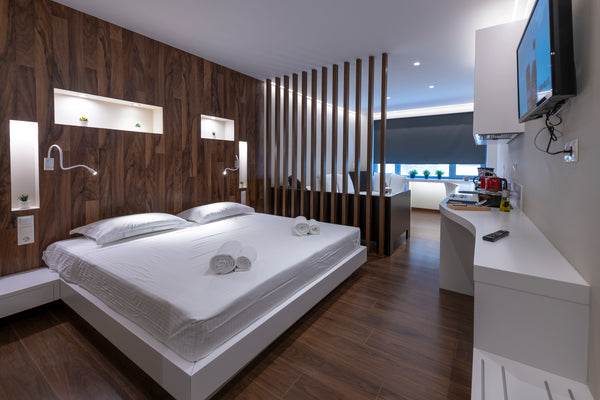 The suite has been decorated in neutral tones with Coco-MAT fine bed linens, and Nea Ionia, Greece Infinity Premium Suite in Athens Entire rental unit vacation rental 40357390
