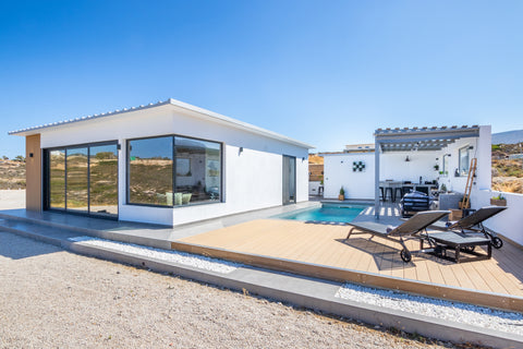 Relax at this stunning and peaceful beachside villa. The house was lovingly desi Greece Pleiades - 2 bedroom villa with pool above the sea Entire villa vacation rental 53731454