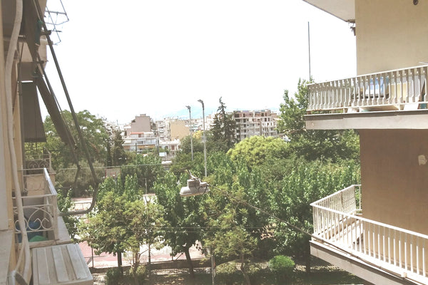 This is a unique artistic apartment just 1 minute walk from Larisis Bus, Train & Acharnes, Greece Unique artistic apartment next to Larisis Station Entire rental unit vacation rental 44087035