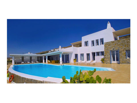 The luxurious Villa SunLuna located on the south shore of Mykonos, offers panora Greece Villa SunLuna Entire villa vacation rental 54028814