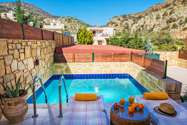 Elia maisonette with private pool is an 80 sq. m. beautiful villa with a private Rethimnon, Greece Elia 5 maisonette,Near Heraklion, beach & taverns Entire villa vacation rental 46078673