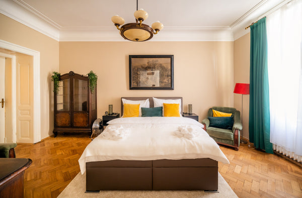 Experience unique apartment brought to you by super-hosts Michal & Michael. Beau Prague, Czechia Luxurious 4BD+2bath Kafka family apt in Old Town Entire rental unit vacation rental 36092851