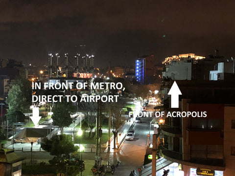 AMAZING VIEW OF ACROPOLIS, which is super close to the house! Totally central po Athens, Greece IN FRONT OF METRO AND ACROPOLIS. DIRECT TO AIRPORT Private room in rental unit vacation rental 25419828