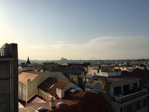 A newly renovated two bedroom apartment with a large but cosy private terrace fo Czechia City centre Two bedroom apartment with terrace Entire rental unit vacation rental 12827671