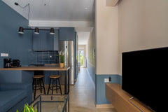 Dusty Blue Central Athens Studio apartment features 1 bedroom, a kitchen with a  Athens, Greece Dusty Blue Central Athens Studio Entire rental unit vacation rental 51763031