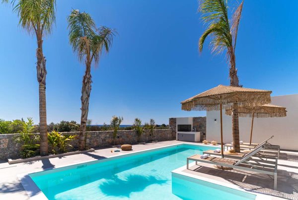 Fabulous sea views across the Gennadi countryside from the elevated location mak Maidstone, United Kingdom Closeby village, beach, seaviews, smart new villa Entire villa vacation rental 42256802