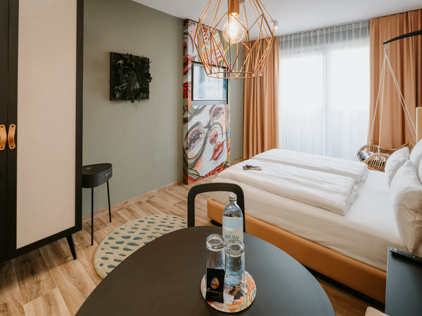 Put your feet up after a long day - on your own balcony in Vienna. The approx. 2  Apartment Copacabana with Balcony / RIOCA VIENNA Entire serviced apartment vacation rental 53101649