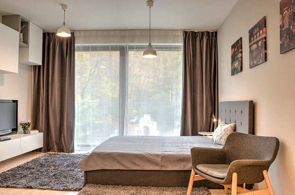 Are you looking for stylish studio?We are offering for rent beautiful design fur Prague, Czechia Stylish city studio with parkview&parking Entire rental unit vacation rental 29148296