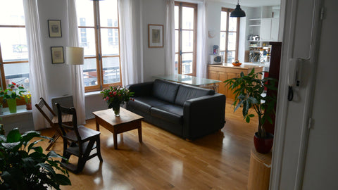 50 m2 flat with a double-bed bedroom and a double sofa bed in the living room.   Paris, France Charming flat near Bastille Entire rental unit vacation rental 5382166