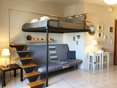 The loft is a studio apartment is in a quite neighborhood near by the sea and te Rethimnon, Greece Cozy loft with panoramic sea view Entire rental unit vacation rental 18381218