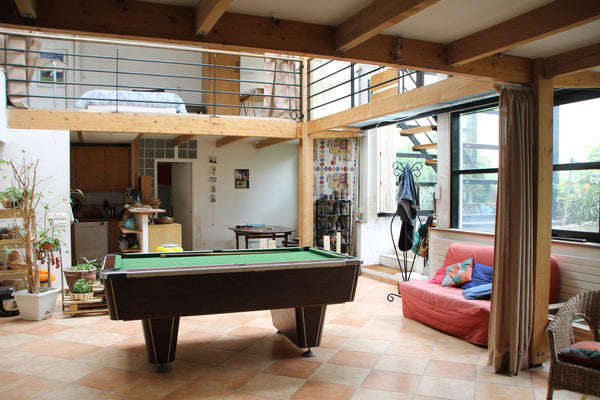 I live with my friend in a big loft, very bright. We have arranged a part of the Labège, France Bright loft with a garden to share. Private room in loft vacation rental 24047476
