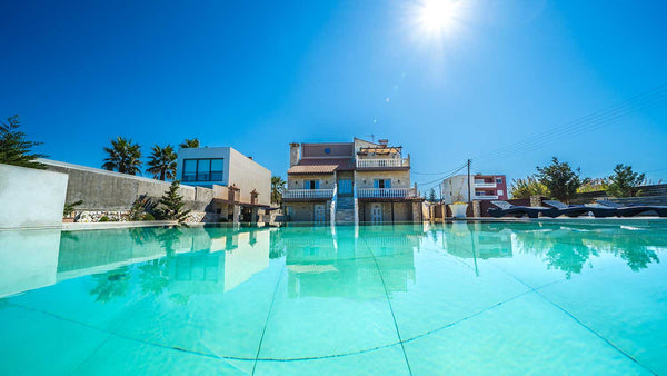 Princess Villa Chania is located just 50m away from the beach of Maleme and it i Chania, Greece Princess Seafront Villa, Private Pool,  Garden Entire villa vacation rental 32205926