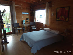 A wooden chalet-cabin given with all the conveniences of a modern house.The brea Chania, Greece Konstantinos - Cozy chalet in the village Private room in cabin vacation rental 18460320