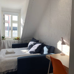 Your own private bright and spacious room of 16 sqm, a shared living room, bathr Copenhagen, Denmark Spacious and cosy room close to City Centre Private room in rental unit vacation rental 602538589345542610