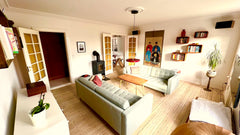 Tasteful duplex apartment with private terrace, skylight windows and nordic furn Copenhagen, Denmark Tasteful duplex with private terrace and fireplace Entire rental unit vacation rental 17687240