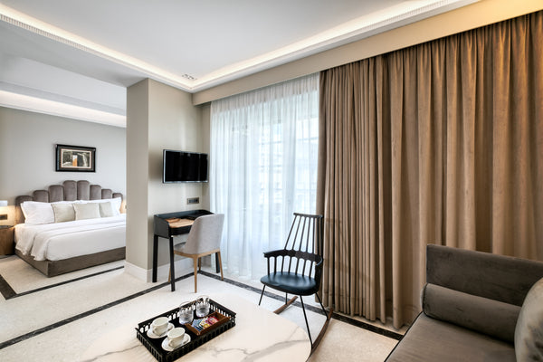 The Senior Suites spans in 70 square meters on floors 1-4 featuring  a master be Athens, Greece Athenian Foss - Senior Suite Room in boutique hotel vacation rental 36901513