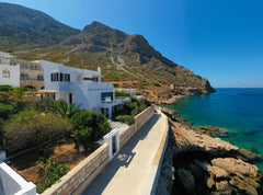 With spectacular view of the Kamares Port the Spilia Retreat Villa offers the pr  Spilia Retreat Cycladic home vacation rental 43963246