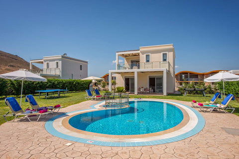 A cluster of modern luxury 3 bedroom villas less than a 5 minute walk to Lardos  Lardos, Greece A Stylish Beach Villa south of Lindos Heated pool Entire villa vacation rental 48223560